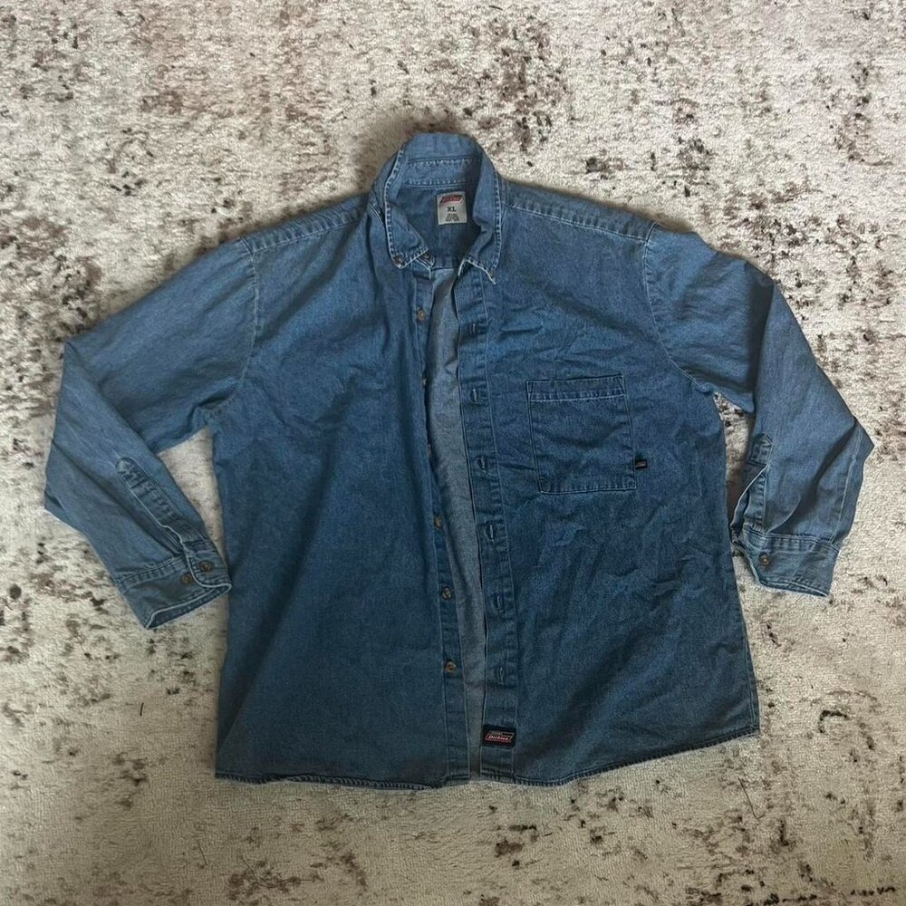 Dickie's Denim Button Down